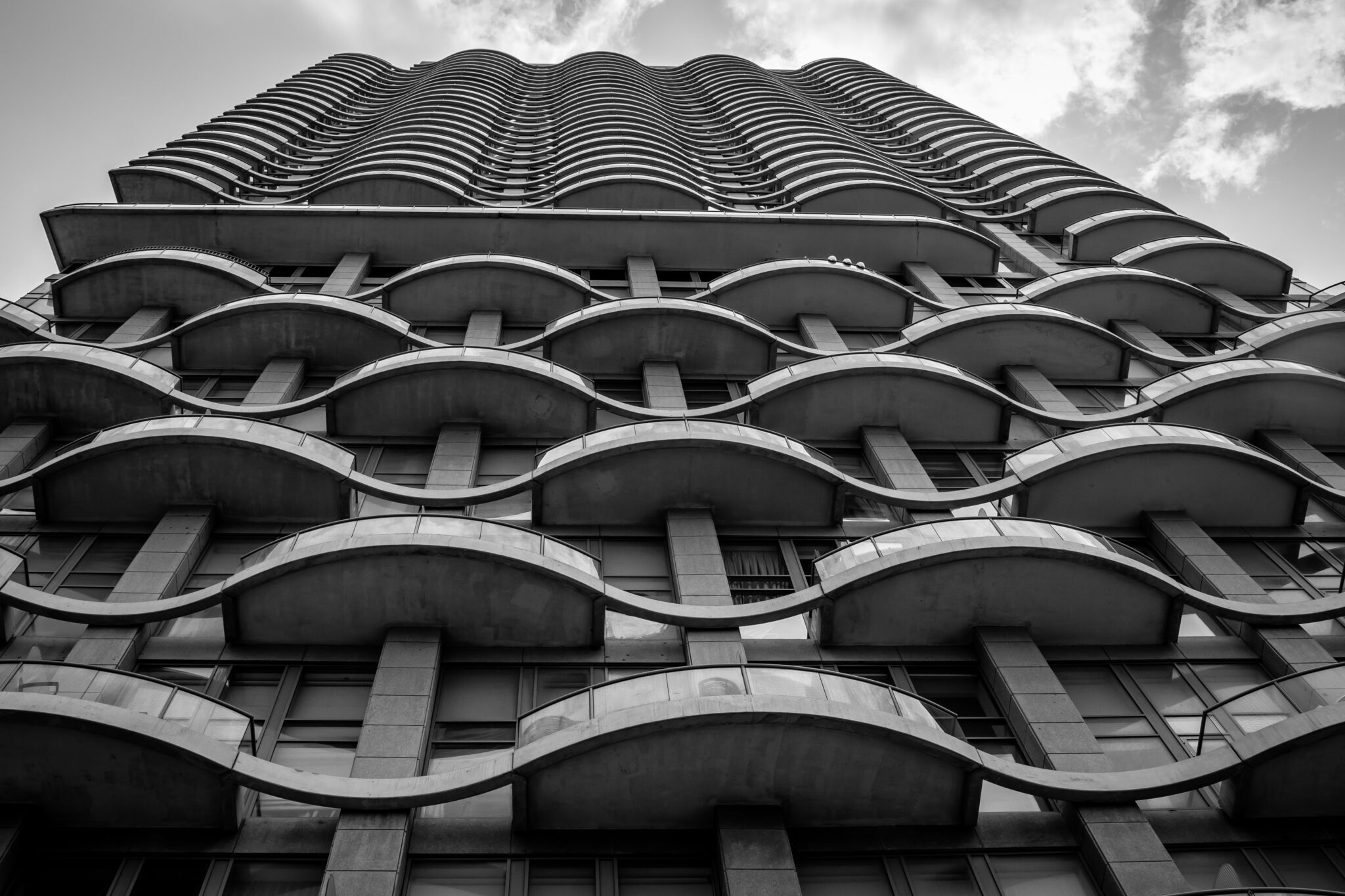looking up