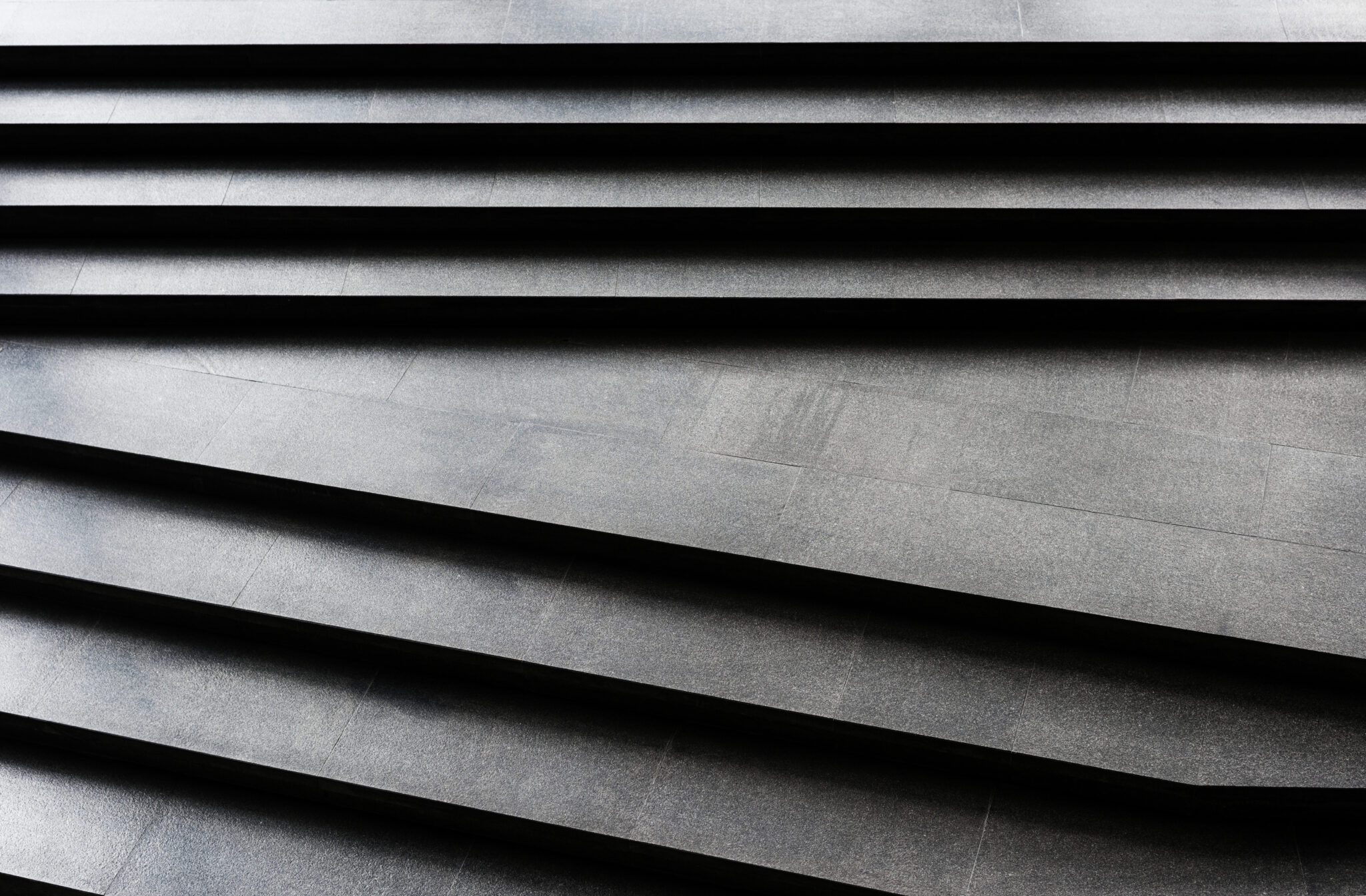 plain dark granite stairs pattern